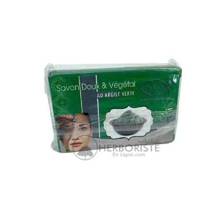 Savon au Ghassoul vert - صابون بالغاسول الأخضر