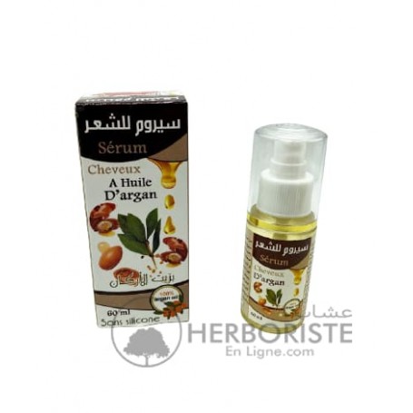 Sérum à l'huile d'argan pour les cheveux - 60ml
