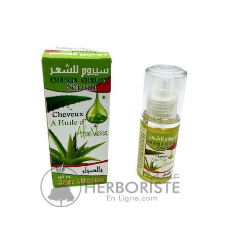 Sérum à l'huile d'Aloe vera pour les cheveux - 60ml