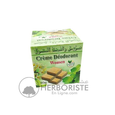 Crème déodorante pour femme - 80g