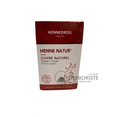 Henné naturel - Henna couleur cuivre - 90g