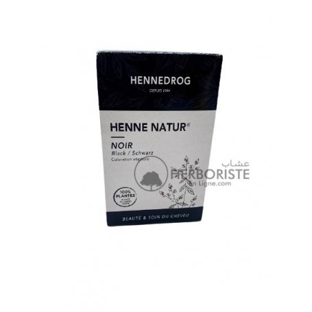 Henné naturel - Henna couleur noir végétal - 90g