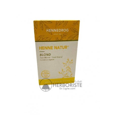 Henné naturel - Henna couleur blond - 90g