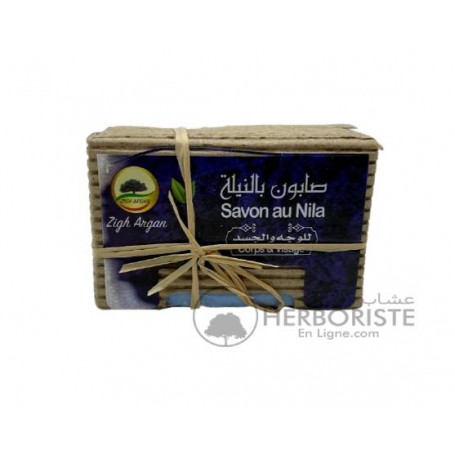 Savon au nila bleu clair -100g - صابون النيلة الزرقاء