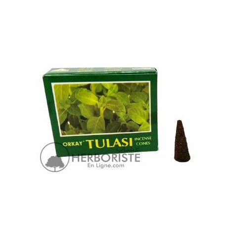 10 cônes d'encens Tulasi - Tulsi - 20g