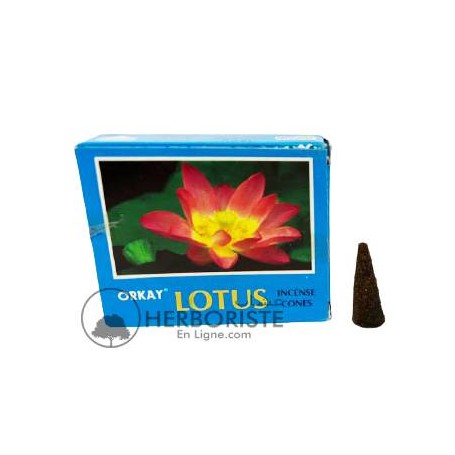 10 cônes d'encens - Lotus - 20g