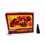 10 cônes d'encens - Ambre - Amber - 20g