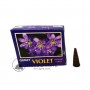 10 cônes d'encens Violet - Violette - 20g