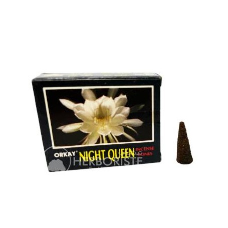 10 cônes d'encens Night Queen - Reine de la nuit - 20g