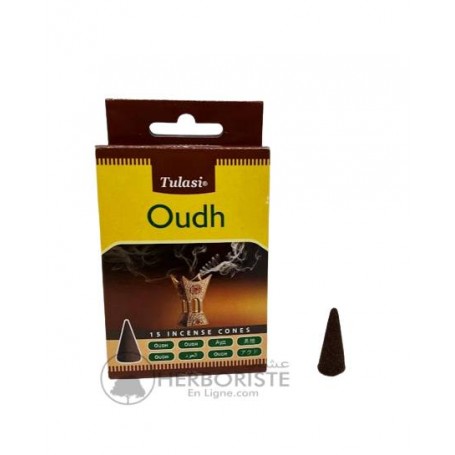 15 cônes d'encens Oud - Oudh - 20g