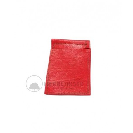 Pochette rouge en cuir - Talisman - Tawiz - حقيبة صغيرة جلدية حمراء