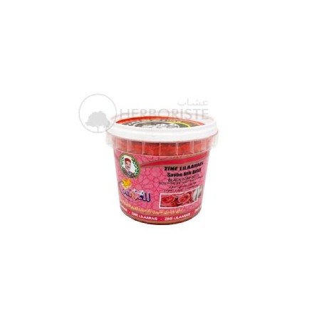 Zine Lilaarais - Savon Noir Beldi à la Rose et Cypraea - 300g - صابون بلدي الأسود بالورد و الودعة