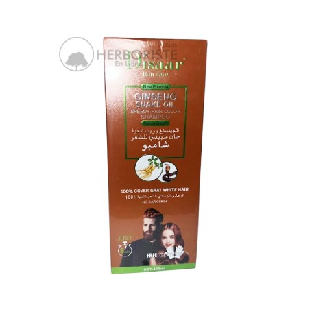 Shampoing Colorant Rapide Disaar - Naturel Brun – Formule Ginseng & Huile de Serpent