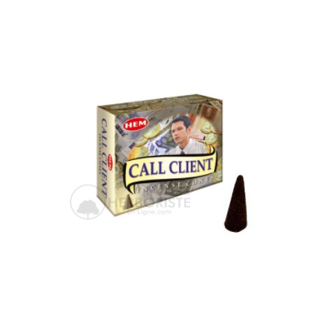 Encens en cônes HEM – Call Client (10 cônes)